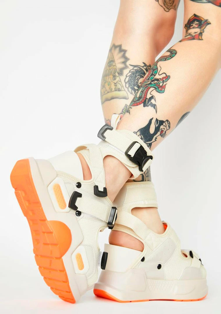 Cheapest 💯 Anthony Wang Beige Mulberry Platform 🩴 Sandals 👍 4 Anthony Wang Beige Mulberry Platform Sandals