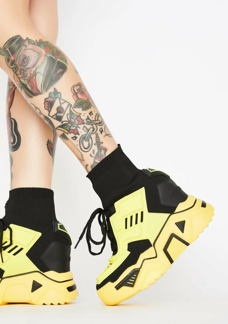 Wholesale ๐ฅฐ Anthony Wang Yellow Guilty Pleasures Platform ๐ Sneakers โ 1 Anthony Wang Yellow Guilty Pleasures Platform Sneakers