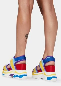 Flash Sale ๐ Anthony Wang Retro Rainbow Peach Platform ๐ฉด Sandals Platforms ๐ฏ 7 Anthony Wang Retro Rainbow Peach Platform Sandals Platforms