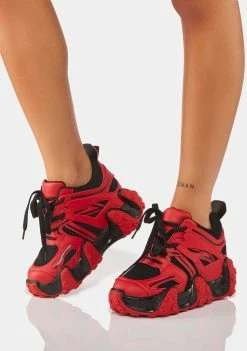 Anthony Wang Platforms Burn Carambola Platform Sneakers
