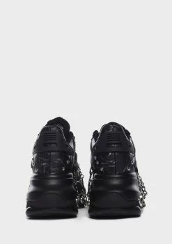 Anthony Wang G-13 Chain Wedge Sneakers