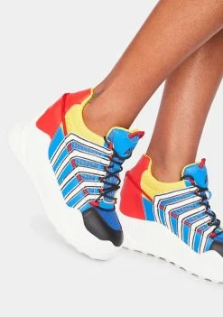 Anthony Wang Platforms Multi Durian Platform Sneakers