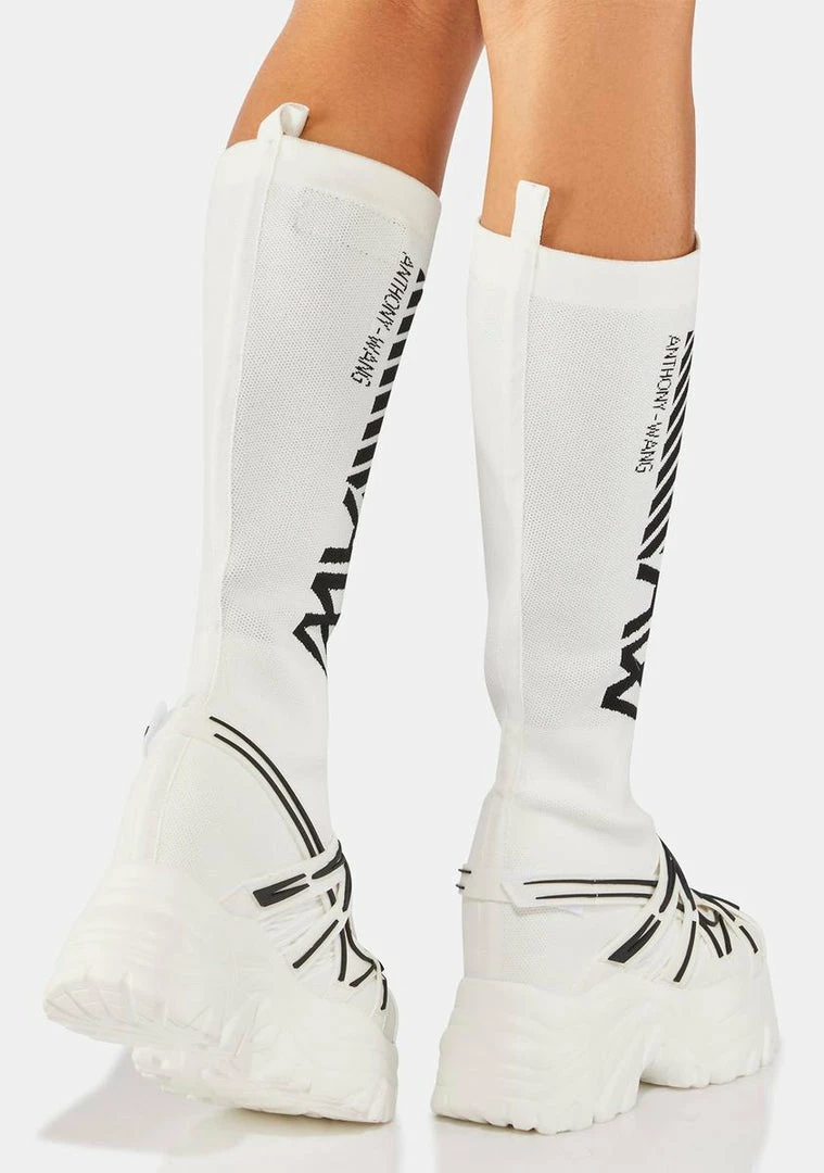 Best Sale ๐ Anthony Wang Platforms White Watermelon Sock ๐ Sneakers โญ 4 Anthony Wang Platforms White Watermelon Sock Sneakers