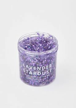 Lavender Stardust Amethyst Aloe Vera Glitter Gel