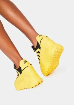 Anthony Wang Yellow Durian Platform Sneakers