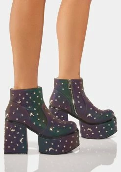 Anthony Wang Prism Ice Platform Boots Platforms