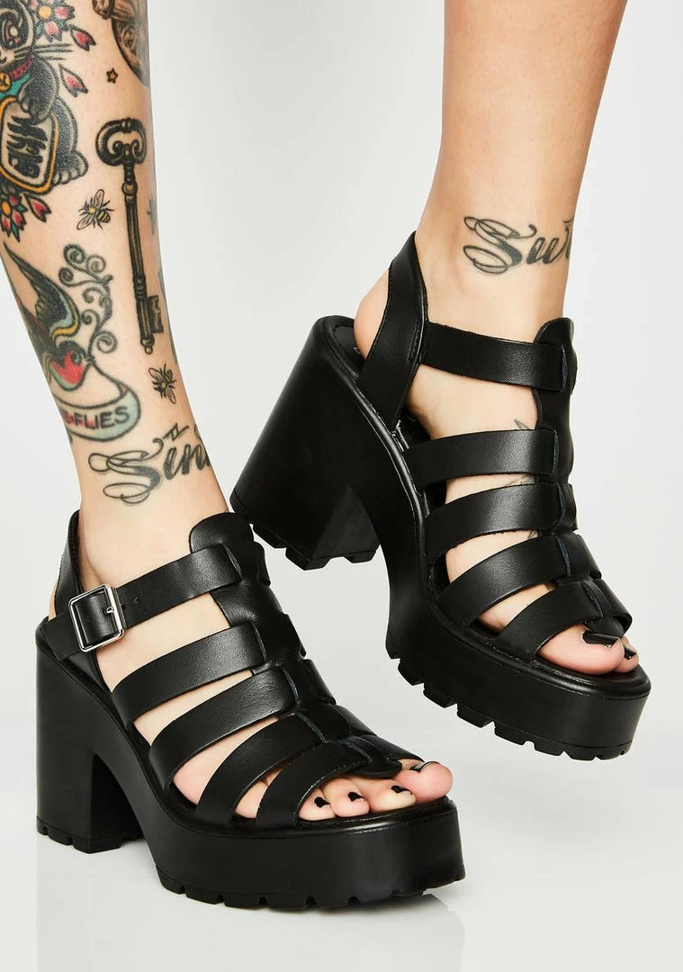 Best Pirce ✨ ROC 🥾 Boots Australia Motto Platform 🩴 Sandals ❤️ 1 ROC Boots Australia Motto Platform Sandals