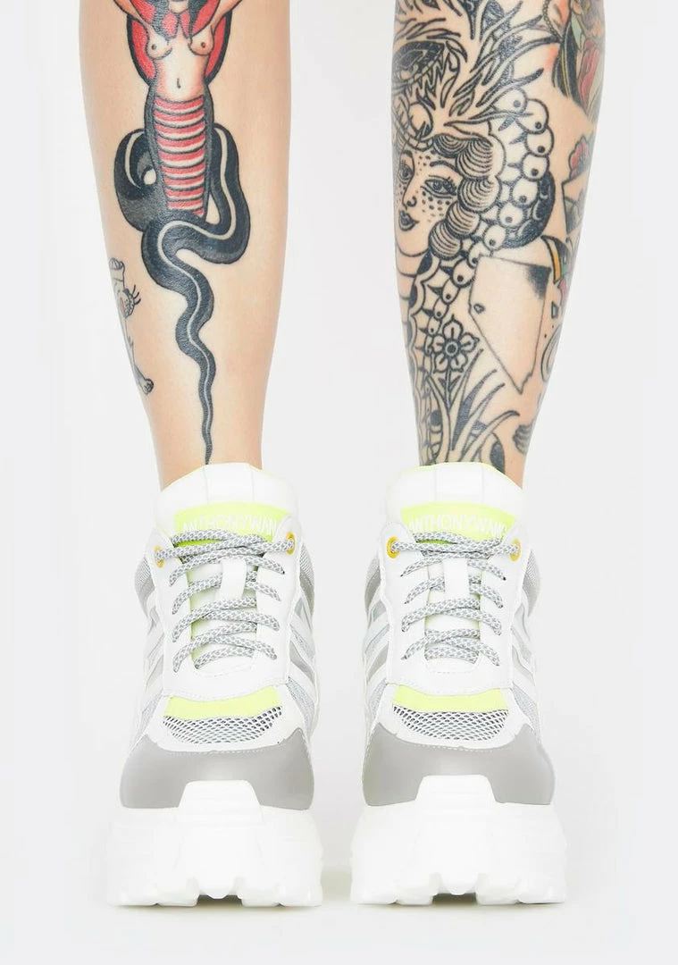 Coupon ๐ Anthony Wang White Oval Platform ๐ Sneakers Platforms ๐ 3 Anthony Wang White Oval Platform Sneakers Platforms