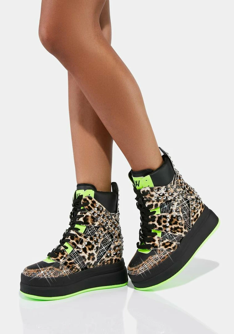 Flash Sale 🤩 Anthony Wang Leopard Quince High Top 👟 Sneakers 🔔 3 Anthony Wang Leopard Quince High Top Sneakers