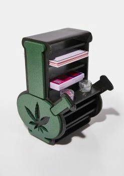 For Her Vanity Dark Green Bong Makeup Palette Holder