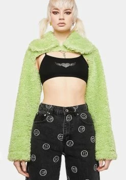 Somewhere Nowhere Outerwear Las Fluff Sleeve Jacket