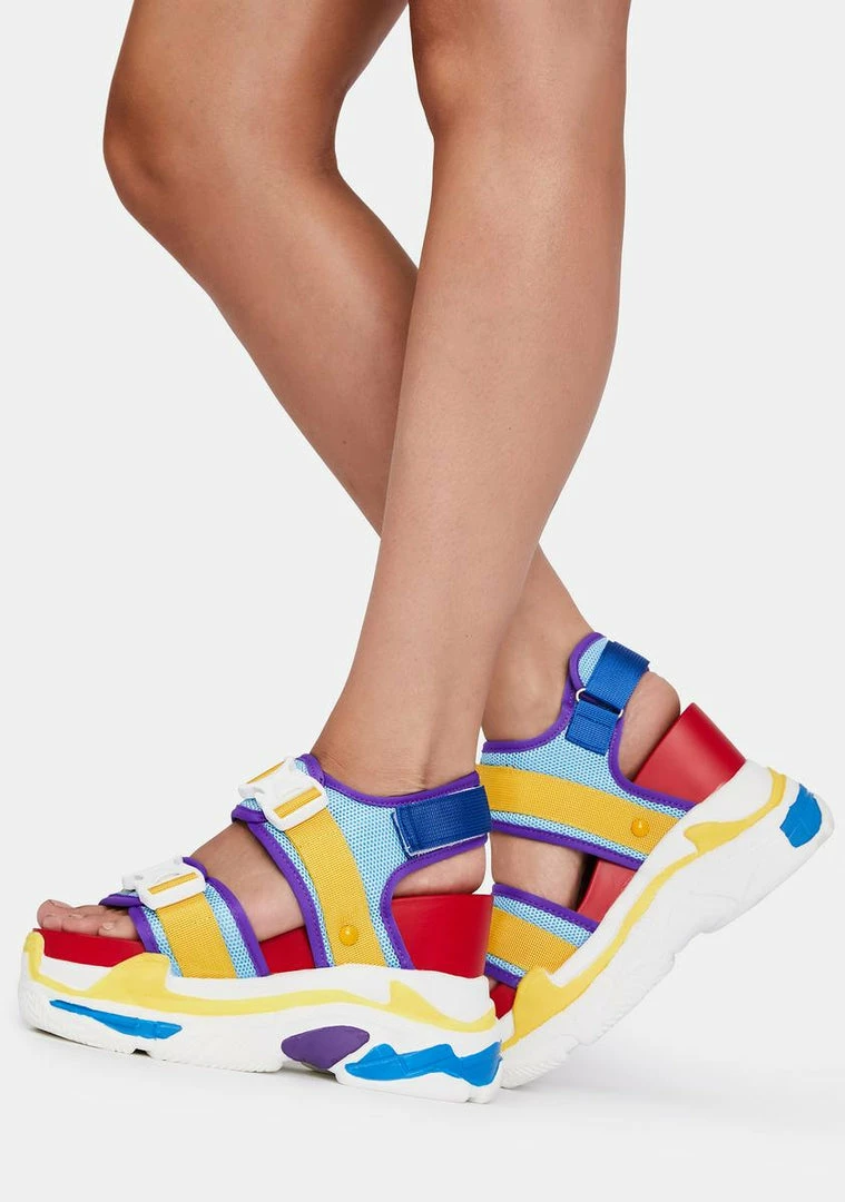 Flash Sale ๐ Anthony Wang Retro Rainbow Peach Platform ๐ฉด Sandals Platforms ๐ฏ 1 Anthony Wang Retro Rainbow Peach Platform Sandals Platforms