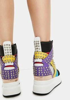 Best Pirce ๐ Anthony Wang Rainbow Quince Studded Wedge ๐ Sneakers ๐ฅพ Boots & Booties ๐ 7 Anthony Wang Rainbow Quince Studded Wedge Sneakers Boots & Booties