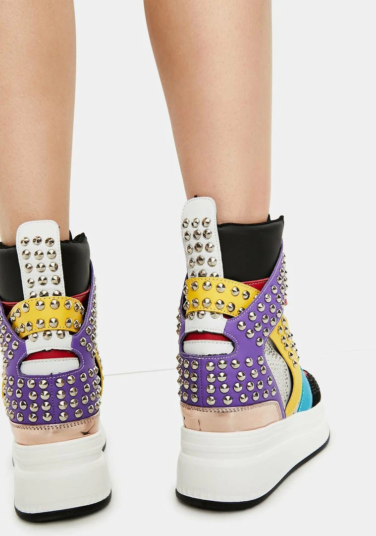 Best Pirce ๐ Anthony Wang Rainbow Quince Studded Wedge ๐ Sneakers ๐ฅพ Boots & Booties ๐ 4 Anthony Wang Rainbow Quince Studded Wedge Sneakers Boots & Booties