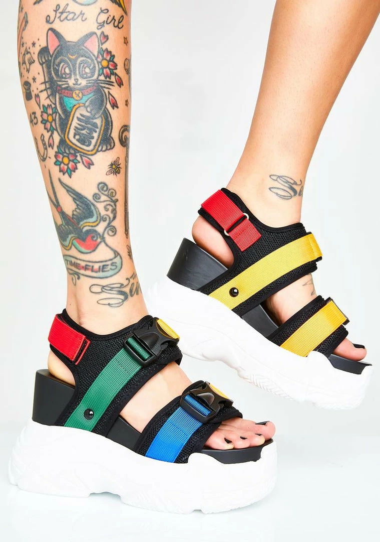 Best reviews of โ Anthony Wang Platforms Rainbow Peach Platform ๐ฉด Sandals ๐ฅ 1 Anthony Wang Platforms Rainbow Peach Platform Sandals