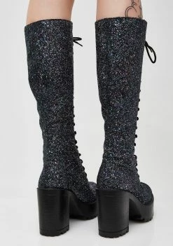 ROC Boots Australia Midnight Glitter Lash Boots
