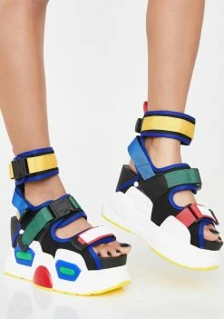 Anthony Wang Brilliant Daily Hustle Platform Sandals